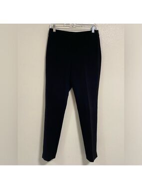 St. John Emma Side Zip Work Pants Trousers Black Size 4